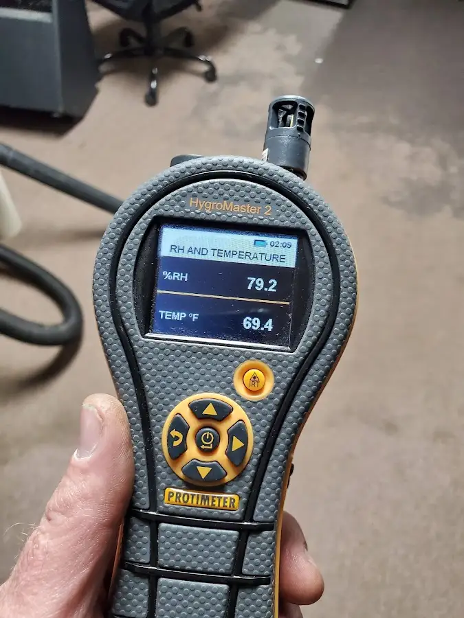 Moisture meter humidity assessment for Fire & Smoke Damage Restoration in West Hartford